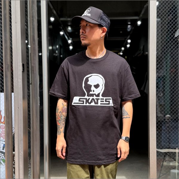 画像2: 【送料無料】SKULL SKATES スカルスケーツ BURBS Tシャツ BLACK/WHITE (2)