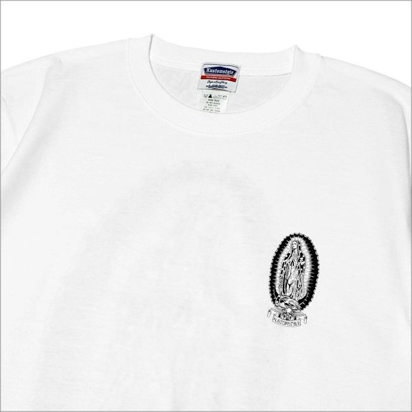 画像6: KustomStyle カスタムスタイル KEEP MANNERS Tシャツ WHITE (6)