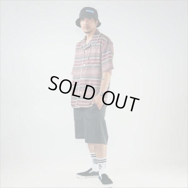画像11: 【40％OFF】BLUCO ブルコ POOLSIDE SHIRT S/S -Mexican- BURGUNDY (11)