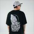画像13: KustomStyle カスタムスタイル SKULL ROSE PRAYING HANDS Tシャツ BLACK (13)