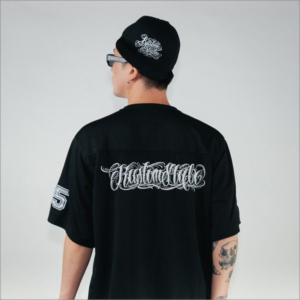 画像2: KustomStyle カスタムスタイル NORM LOGO スナップバックCAP BLACK (2)