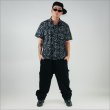 画像7: 【送料無料】COOKMAN クックマン S/Sワークシャツ Light Paisley BLACK (7)