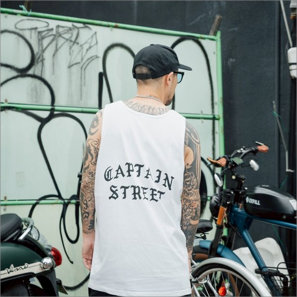 画像8: CAPTAIN STREET FO タンクトップ WHITE キャプテンストリート (8)