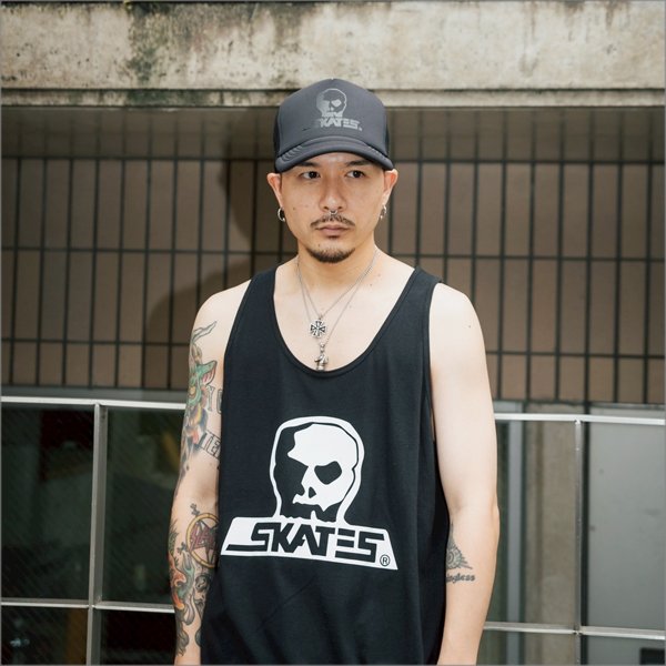 画像9: 【送料無料】SKULL SKATES スカルスケーツ BLACK OUT HORSE メッシュキャップ BLACK (9)