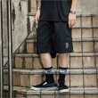 画像8: 【送料無料】KustomStyle カスタムスタイル BAGGED ナイロンショーツ BLACK (8)