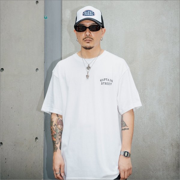 画像5: CAPTAIN STREET OLD POSSE メッシュキャップ BLACK/WHITE キャプテンストリート (5)