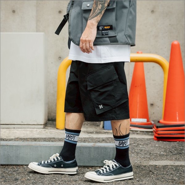 画像17: CAPTAIN STREET CAPST Logo SOCKS BLACK キャプテンストリート (17)
