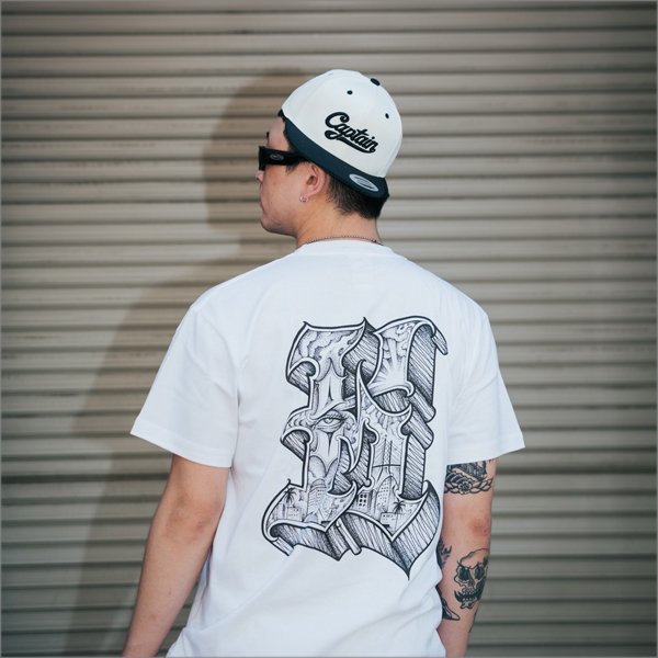 画像11: KustomStyle カスタムスタイル EYE Tシャツ WHITE (11)