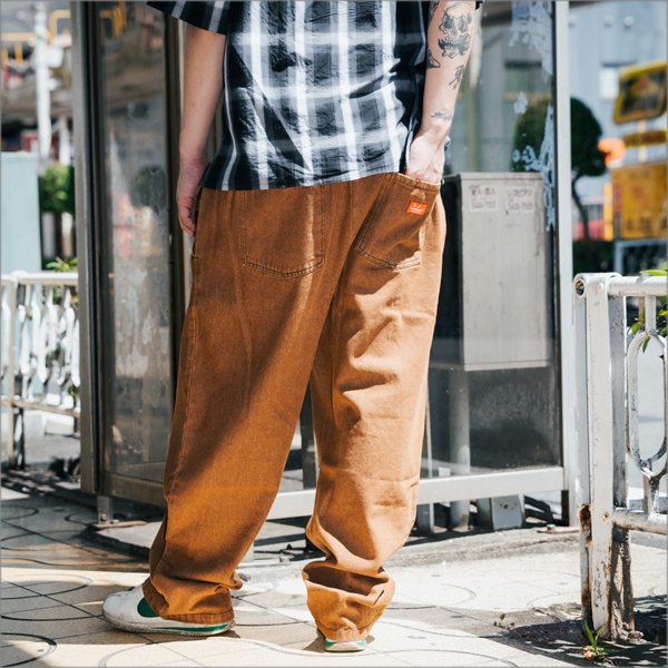 画像14: 【送料無料】COOKMAN クックマン Semiwide Chef パンツ DENIM BROWN (14)