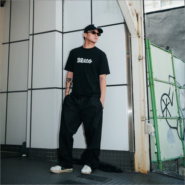 画像7: BLUCO ブルコ プリントTシャツ -Novel- BLACK (7)