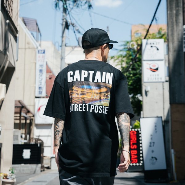 画像8: CAPTAIN STREET Rollin' Tシャツ BLACK キャプテンストリート (8)