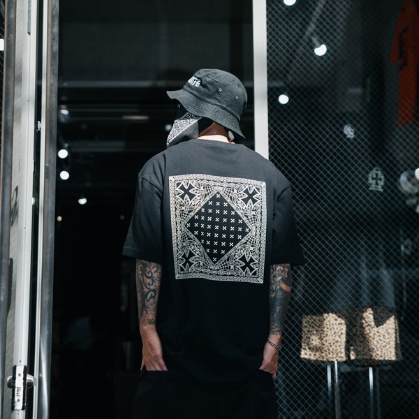 画像8: CAPTAIN STREET BANDANA Tシャツ BLACK キャプテンストリート (8)