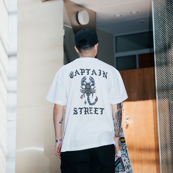 画像10: CAPTAIN STREET Scorpion Tシャツ WHITE キャプテンストリート (10)