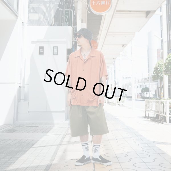 画像7: 【送料無料】KustomStyle カスタムスタイル LONGROOF S/S キューバシャツ BURNT ORANGE (7)