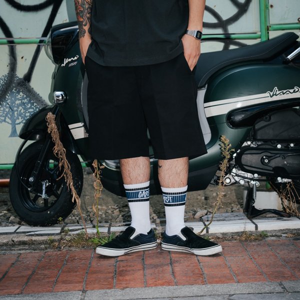 画像11: CAPTAIN STREET CAPST Logo SOCKS WHITE キャプテンストリート (11)