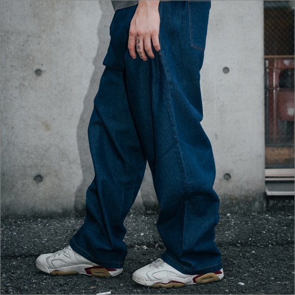 画像12: 【送料無料】COOKMAN クックマン Semiwide Chef パンツ DENIM (12)