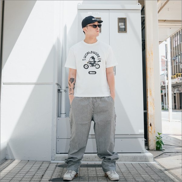 画像7: BLUCO×FELIX プリントTシャツ World Wide WHITE (7)