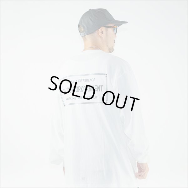 画像6: BLUCO ブルコ ポケット L/S TEE -TICKET- WHITE (6)