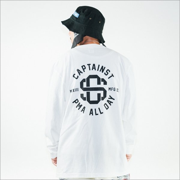 画像8: CAPTAIN STREET VIV L/S Tシャツ WHITE キャプテンストリート (8)