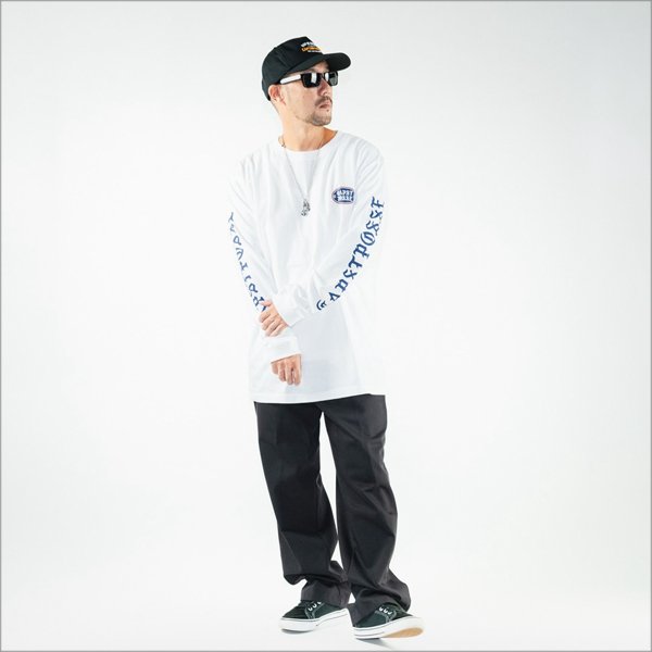 画像8: CAPTAIN STREET OLD POSSE L/S Tシャツ WHITE キャプテンストリート (8)