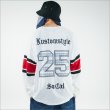 画像12: 【送料無料】KustomStyle カスタムスタイル 25TH BANDANA メッシュ ホッケージャージー WHITE	 (12)