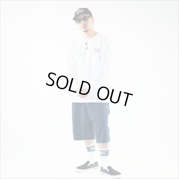 画像6: BLUCO ブルコ ポケット L/S TEE -BOLT- WHITE (6)