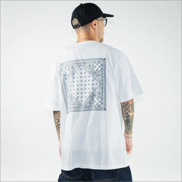 画像11: CAPTAIN STREET BANDANA Tシャツ WHITE キャプテンストリート (11)