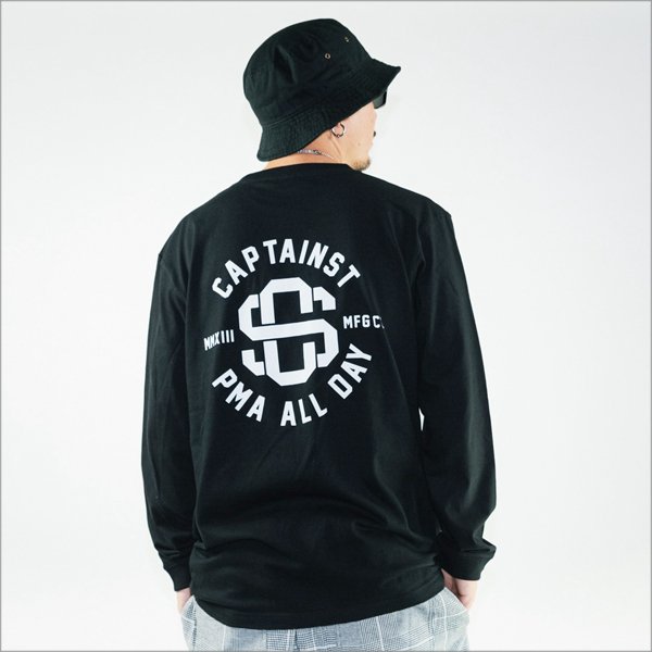 画像8: CAPTAIN STREET VIV L/S Tシャツ BLACK キャプテンストリート (8)