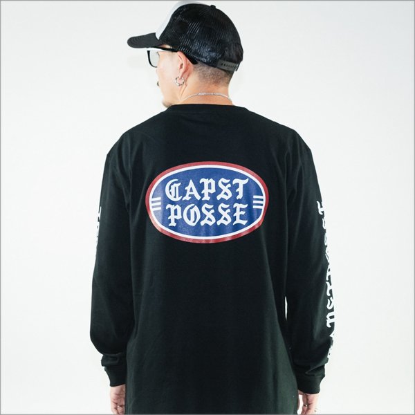 画像9: CAPTAIN STREET OLD POSSE L/S Tシャツ BLACK キャプテンストリート (9)