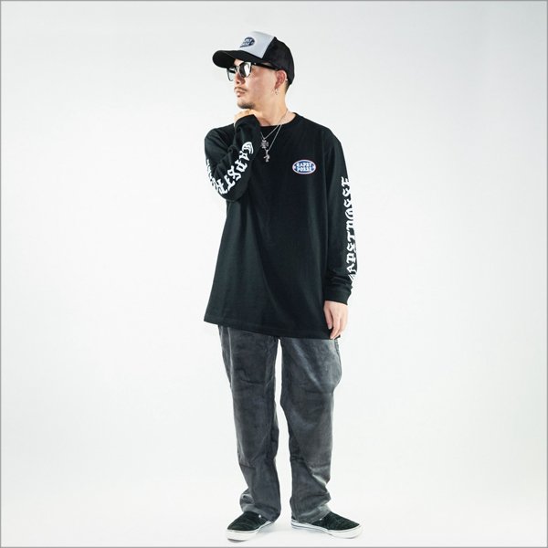 画像9: CAPTAIN STREET OLD POSSE メッシュキャップ BLACK/WHITE キャプテンストリート (9)