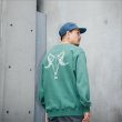 画像8: 【送料無料】BLUCO ブルコ スウェットシャツ -BONES- GREEN (8)