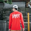 画像12: CAPTAIN STREET CAPST Logo L/S Tシャツ RED キャプテンストリート (12)