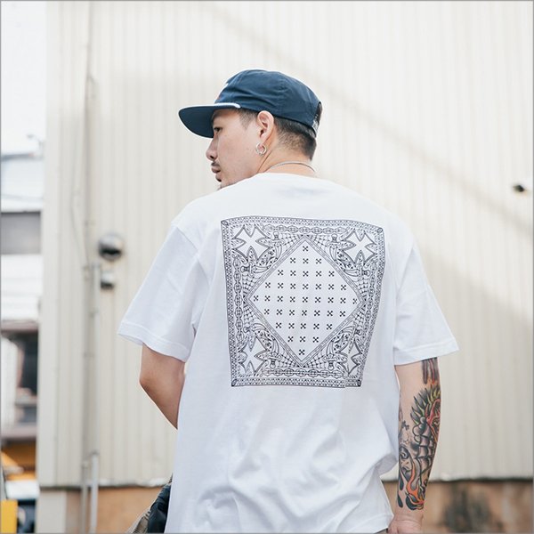 画像12: CAPTAIN STREET BANDANA Tシャツ WHITE キャプテンストリート (12)