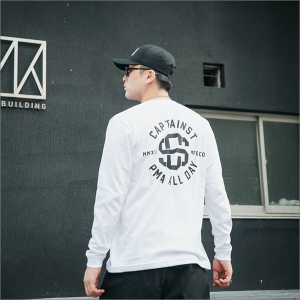 画像10: CAPTAIN STREET VIV L/S Tシャツ WHITE キャプテンストリート (10)