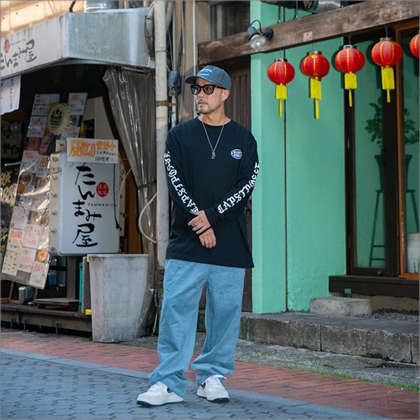 画像10: CAPTAIN STREET OLD POSSE L/S Tシャツ BLACK キャプテンストリート (10)