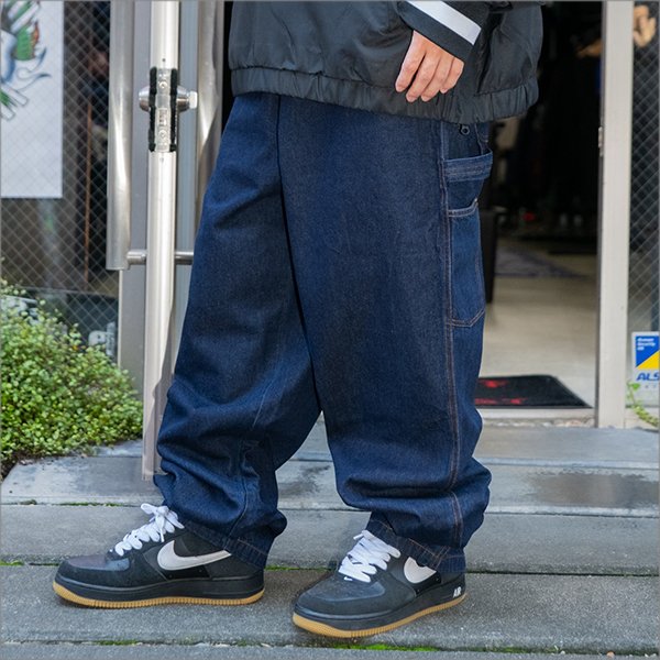 画像13: 【送料無料】COOKMAN クックマン Carpenter's パンツ DENIM NAVY (13)