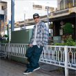画像7: 【送料無料】KustomStyle カスタムスタイル HAVOC L/Sチェックシャツ L.BLUE (7)