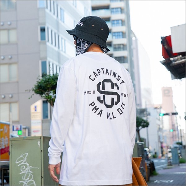 画像11: CAPTAIN STREET VIV L/S Tシャツ WHITE キャプテンストリート (11)