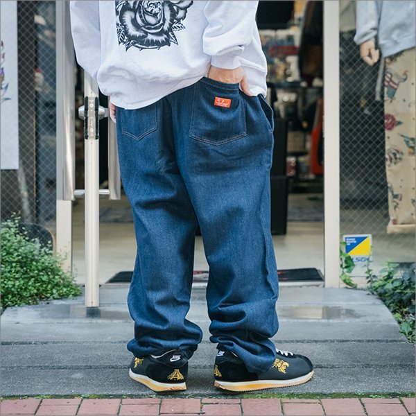 画像16: 【送料無料】COOKMAN クックマン Semiwide Chef パンツ DENIM (16)