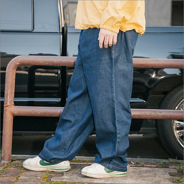 画像17: 【送料無料】COOKMAN クックマン Semiwide Chef パンツ DENIM (17)