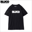 画像1: BLUCO ブルコ PRINT TEE -LOGO- BLACK (1)