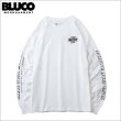 画像1: BLUCO ブルコ PRINT L/S TEE -WORKIN CLASS EYES- WHITE/BLACK (1)