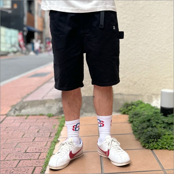 画像2: 【送料無料】BLUCO ブルコ LIGHT CANVAS PAINTER SHORTS BLACK (2)