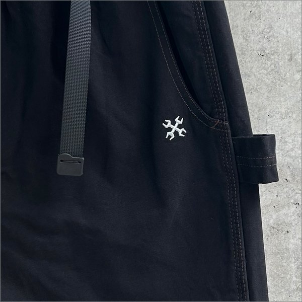 画像3: 【送料無料】BLUCO ブルコ LIGHT CANVAS PAINTER SHORTS BLACK (3)