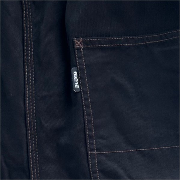 画像4: 【送料無料】BLUCO ブルコ LIGHT CANVAS PAINTER SHORTS BLACK (4)