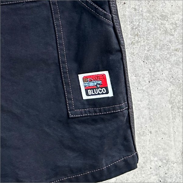 画像5: 【送料無料】BLUCO ブルコ LIGHT CANVAS PAINTER SHORTS BLACK (5)