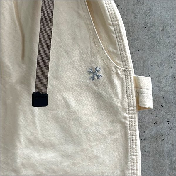 画像3: 【送料無料】BLUCO ブルコ LIGHT CANVAS PAINTER SHORTS IVORY (3)