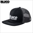 画像1: BLUCO ブルコ 6-PANEL MESH CAP -BWG- BLACK/GRAY (1)