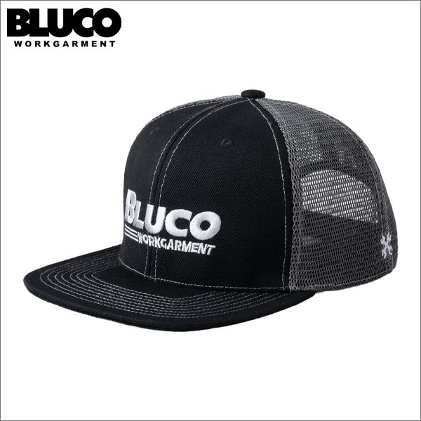 画像1: BLUCO ブルコ 6-PANEL MESH CAP -BWG- BLACK/GRAY (1)