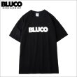 画像1: BLUCO ブルコ PRINT TEE -Logo- BLACK (1)
